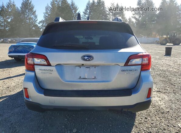 4S4BSANC4G3310118 2016 SUBARU OUTBACK Silver Widok z tyłu