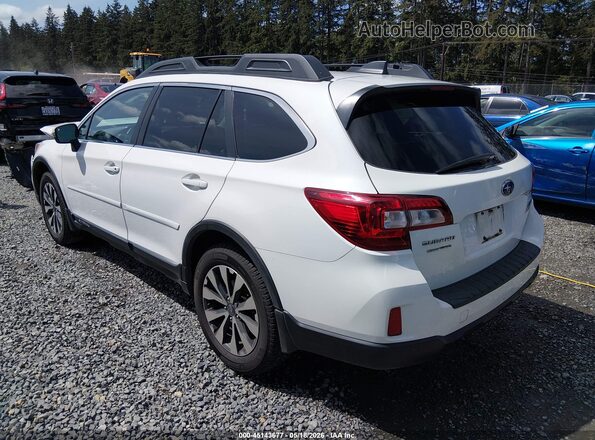 4S4BSANC4H3248656 2017 SUBARU OUTBACK White Tył lewy