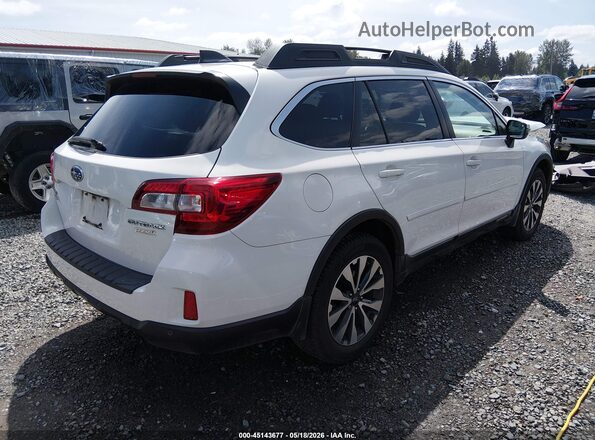 4S4BSANC4H3248656 2017 SUBARU OUTBACK White Tył prawy