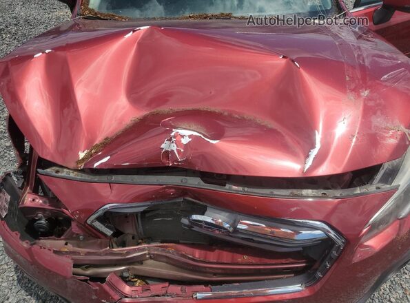 4S4BSANC4K3376760 2019 SUBARU OUTBACK Red Շարժիչի բաժամունքի տեսք