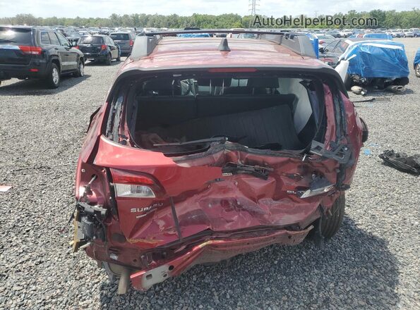 4S4BSANC4K3376760 2019 SUBARU OUTBACK Red Հետևի տեսք