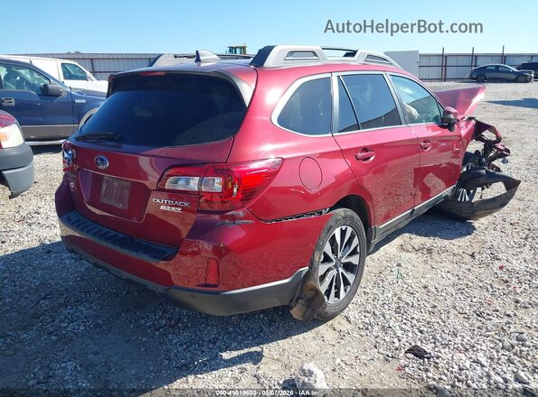 4S4BSANC5H3262971 2017 SUBARU OUTBACK Red Tył prawy