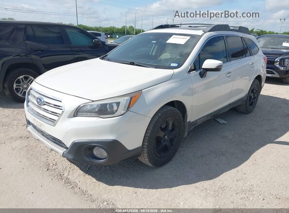 4S4BSANC5H3366960 2017 SUBARU OUTBACK White Vista tres cuartos delantera izquierda