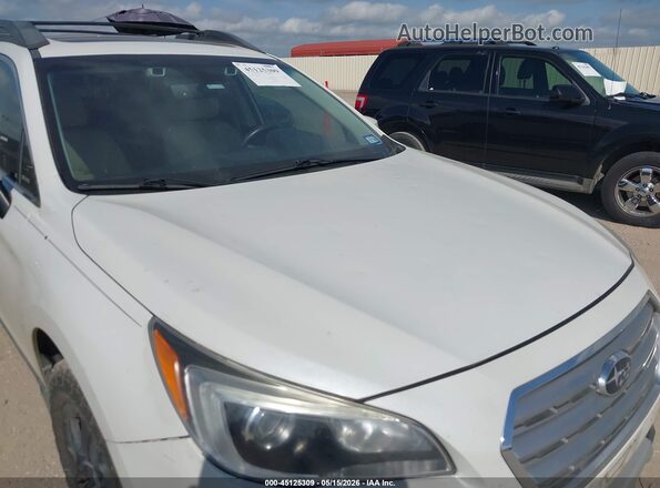 4S4BSANC5H3366960 2017 SUBARU OUTBACK White Vista frontal