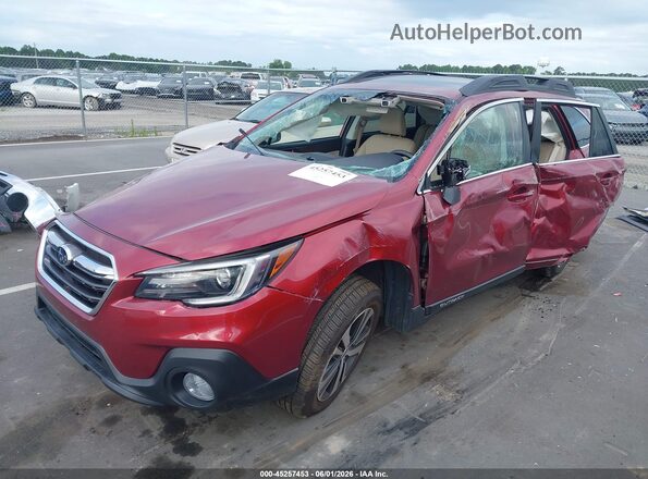 4S4BSANC5K3320391 2019 SUBARU OUTBACK Red Передня ліва чверть