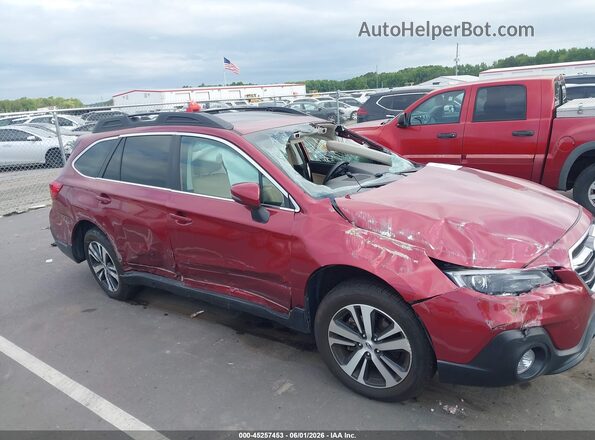 4S4BSANC5K3320391 2019 SUBARU OUTBACK Red Панорамний вид салону 360°