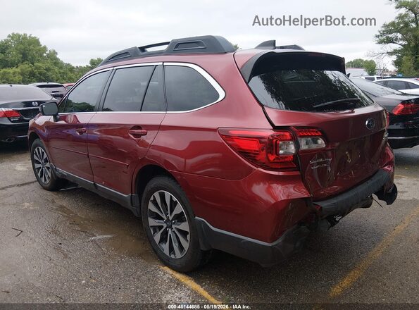 4S4BSANC6H3263045 2017 SUBARU OUTBACK Red Հետևի ձախ