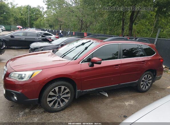 4S4BSANC6H3263045 2017 SUBARU OUTBACK Red Սալոնի 360 աստիճան տեսք