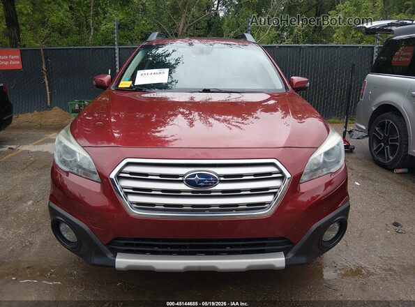 4S4BSANC6H3263045 2017 SUBARU OUTBACK Red Սարքավորումների վահանակի տեսք