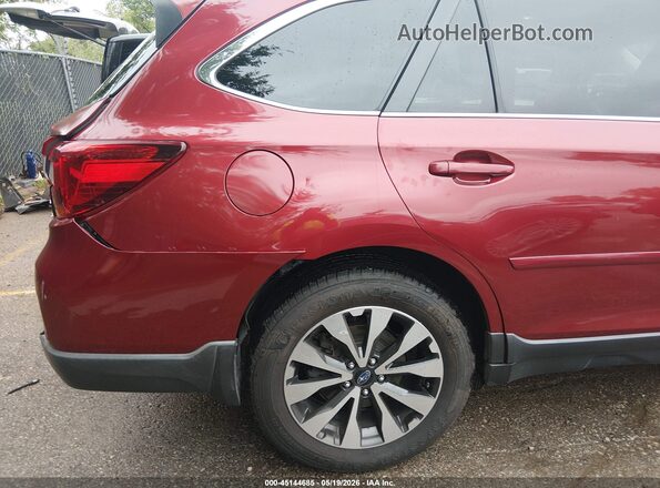 4S4BSANC6H3263045 2017 SUBARU OUTBACK Red 