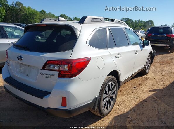 4S4BSANC6H3379281 2017 SUBARU OUTBACK White Rear right