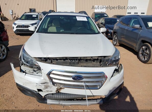 4S4BSANC6H3379281 2017 SUBARU OUTBACK White Instrument cluster view
