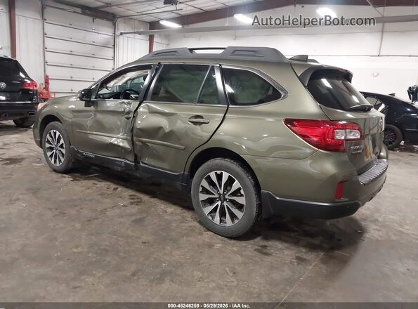 4S4BSANC7H3365258 2017 SUBARU OUTBACK Green უკანა მარცხენა