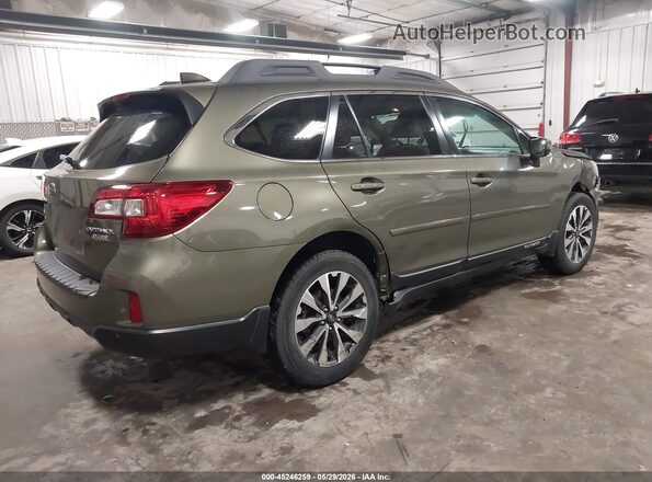 4S4BSANC7H3365258 2017 SUBARU OUTBACK Green უკანა მარჯვენა