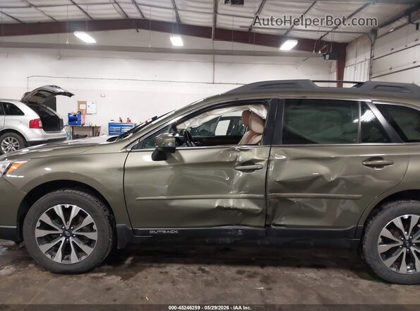 4S4BSANC7H3365258 2017 SUBARU OUTBACK Green წინა ხედი