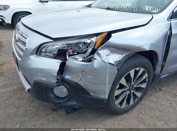 4S4BSANC8H3433468 2017 SUBARU OUTBACK Silver Вид спереду