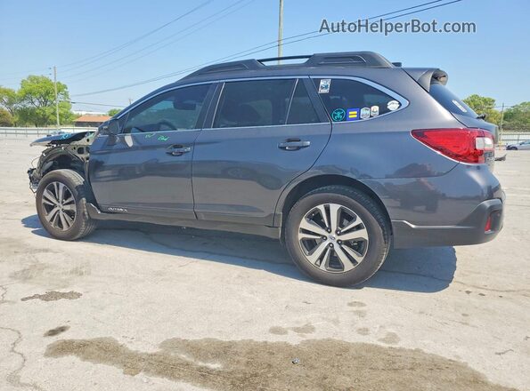 4S4BSANC8K3382108 2019 SUBARU OUTBACK Gray Задня ліва чверть