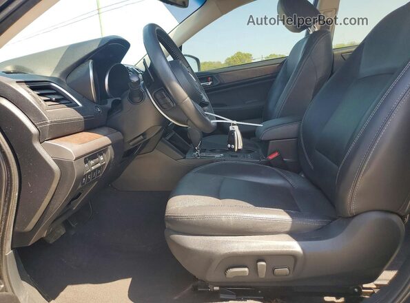 4S4BSANC8K3382108 2019 SUBARU OUTBACK Gray Вид салону спереду