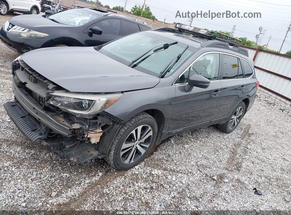 4S4BSANC9J3227355 2018 SUBARU OUTBACK Серый Передняя левая четверть