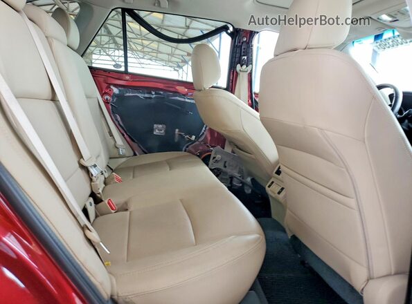 4S4BSANC9K3204675 2019 SUBARU OUTBACK Red უკანა სავარძლების ხედი