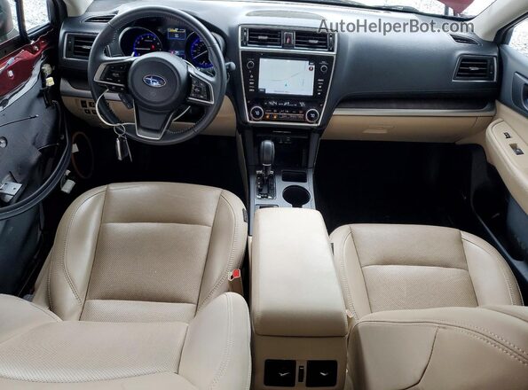 4S4BSANC9K3204675 2019 SUBARU OUTBACK Red წინა პანელის ხედი