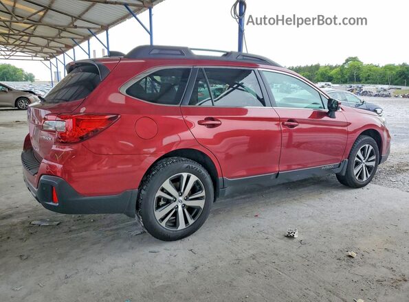 4S4BSANC9K3204675 2019 SUBARU OUTBACK Red უკანა მარჯვენა