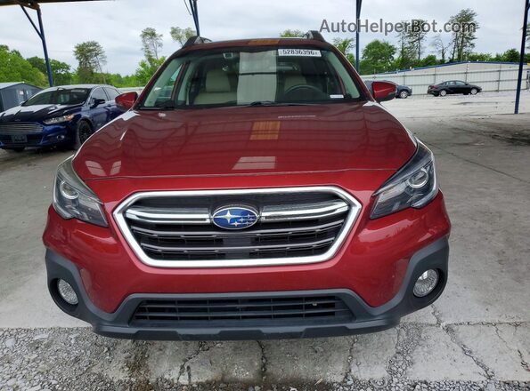 4S4BSANC9K3204675 2019 SUBARU OUTBACK Red წინა ხედი