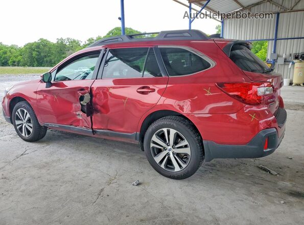 4S4BSANC9K3204675 2019 SUBARU OUTBACK Red უკანა მარცხენა