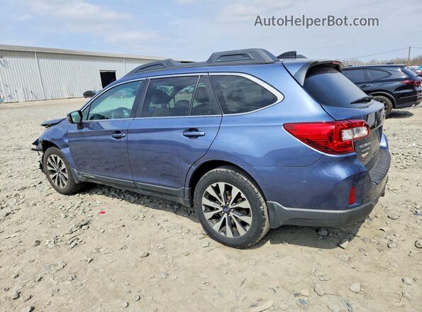 4S4BSANCXG3208354 2016 SUBARU OUTBACK Blue Rear left