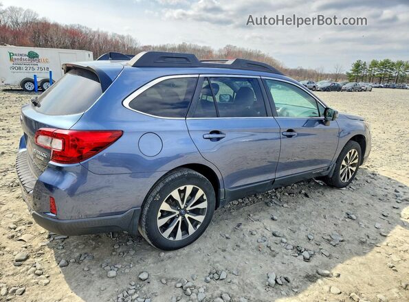 4S4BSANCXG3208354 2016 SUBARU OUTBACK Blue Rear right