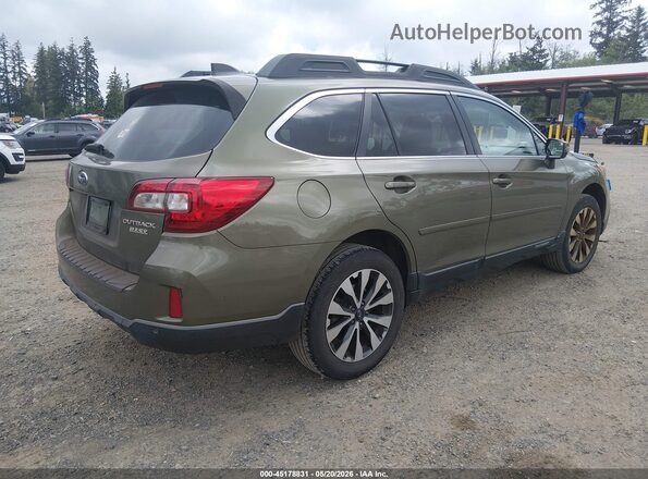 4S4BSANCXH3248368 2017 SUBARU OUTBACK Green უკანა მარჯვენა