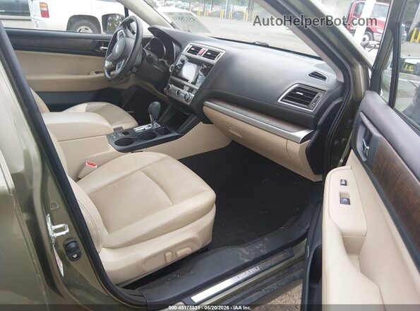 4S4BSANCXH3248368 2017 SUBARU OUTBACK Green წინა სალონის ხედი