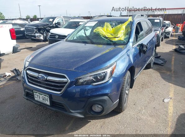 4S4BSANCXK3213448 2019 SUBARU OUTBACK Blue წინა მარცხენა ხედი სამი მეოთხედიდან