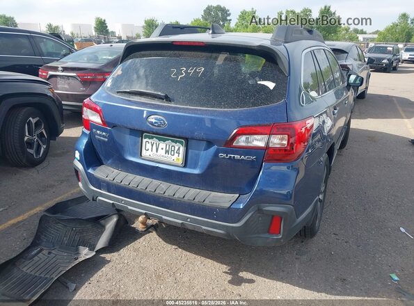 4S4BSANCXK3213448 2019 SUBARU OUTBACK Blue უკანა მარჯვენა