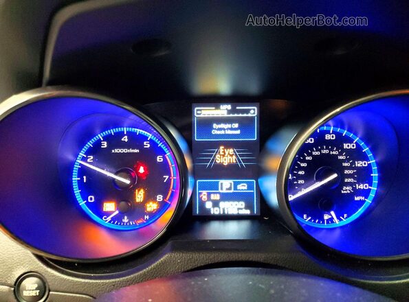 4S4BSATC2H3263496 2017 SUBARU OUTBACK Brown Vista del cuadro de instrumentos