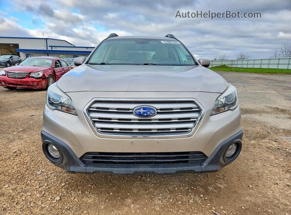 4S4BSBFC1G3240002 2016 SUBARU OUTBACK Tan Դիմացի տեսք
