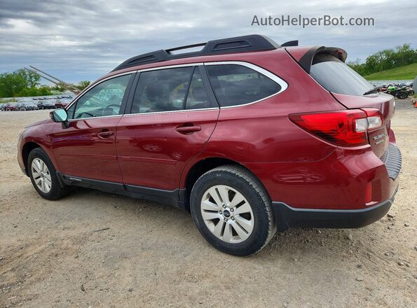 4S4BSBFC4G3322838 2016 SUBARU OUTBACK Burgundy Задня ліва чверть