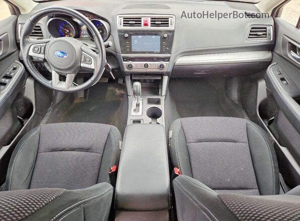 4S4BSBFC4G3322838 2016 SUBARU OUTBACK Burgundy Вид панелі приладів