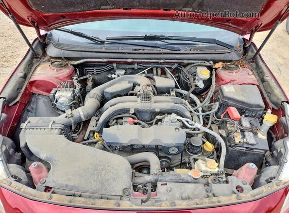 4S4BSBFC4G3322838 2016 SUBARU OUTBACK Burgundy Вид підкапотного простору
