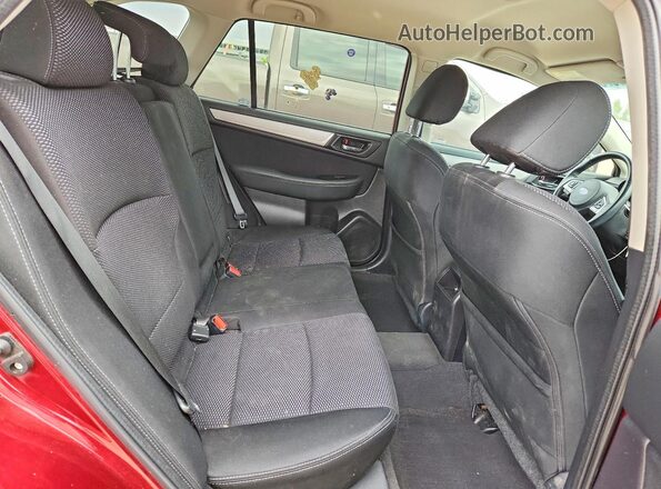 4S4BSBFC4G3322838 2016 SUBARU OUTBACK Burgundy Вид задньої частини салону