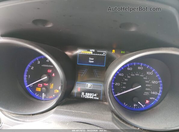 4S4BSBFC8G3232060 2016 SUBARU OUTBACK Red Вид задніх сидінь