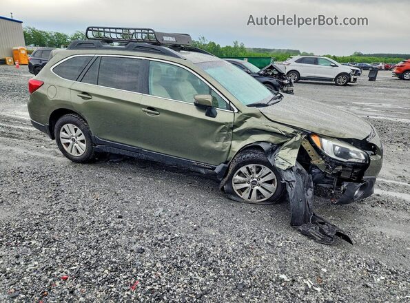 4S4BSBFCXG3237535 2016 SUBARU OUTBACK Зеленый Передняя правая четверть