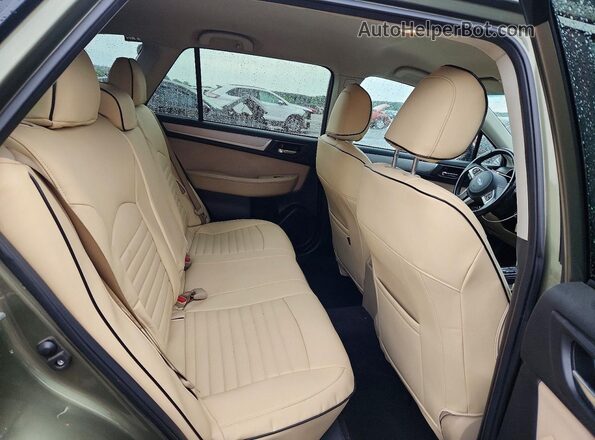 4S4BSBFCXG3237535 2016 SUBARU OUTBACK Зеленый Вид задних сидений