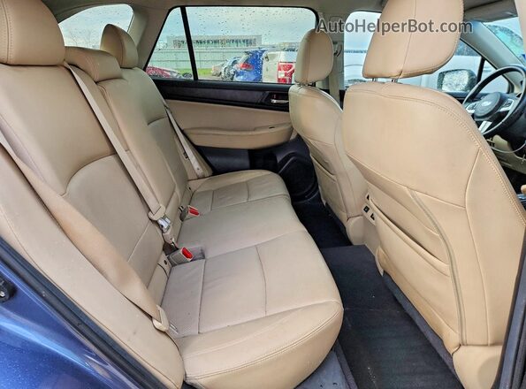 4S4BSBJC8G3235032 2016 SUBARU OUTBACK Blue Vista de los asientos traseros