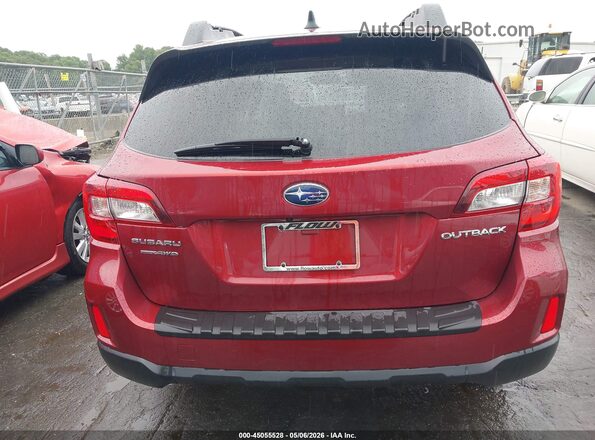 4S4BSBLC8G3314066 2016 SUBARU OUTBACK Red 