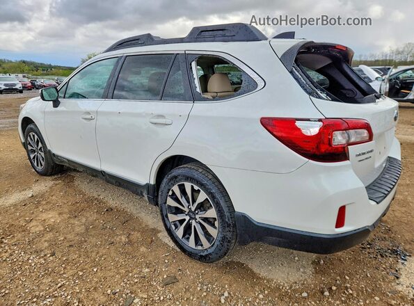 4S4BSBLCXG3200165 2016 SUBARU OUTBACK White Հետևի ձախ