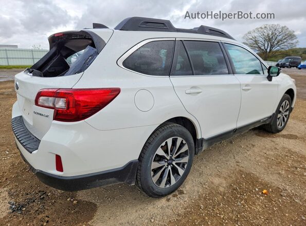 4S4BSBLCXG3200165 2016 SUBARU OUTBACK White Հետևի աջ