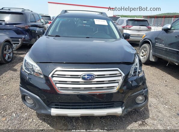 4S4BSBNC6G3352697 2016 SUBARU OUTBACK Black Widok wnętrza z tyłu