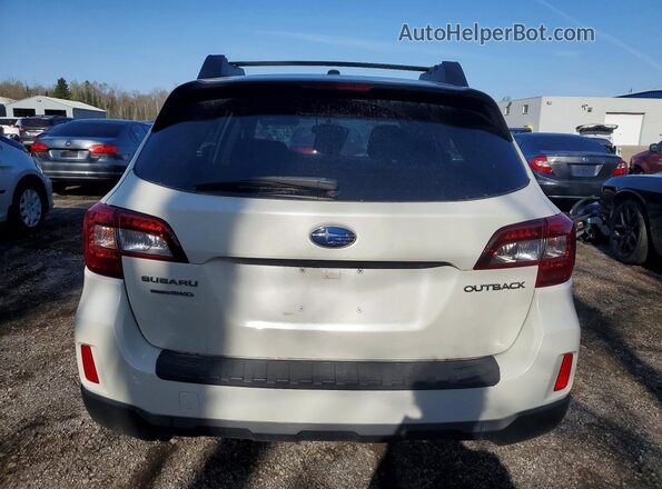 4S4BSCDC2H3388346 2017 SUBARU OUTBACK White Вид ззаду