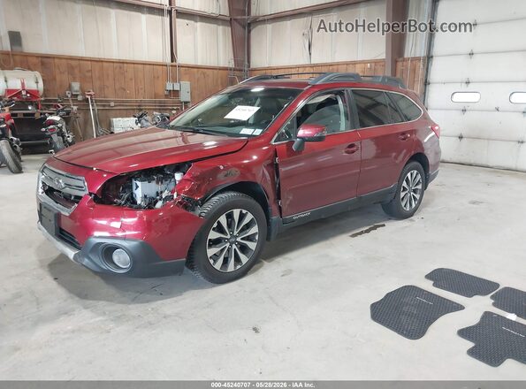 4S4BSEJC1G3312602 2016 SUBARU OUTBACK Red Front left